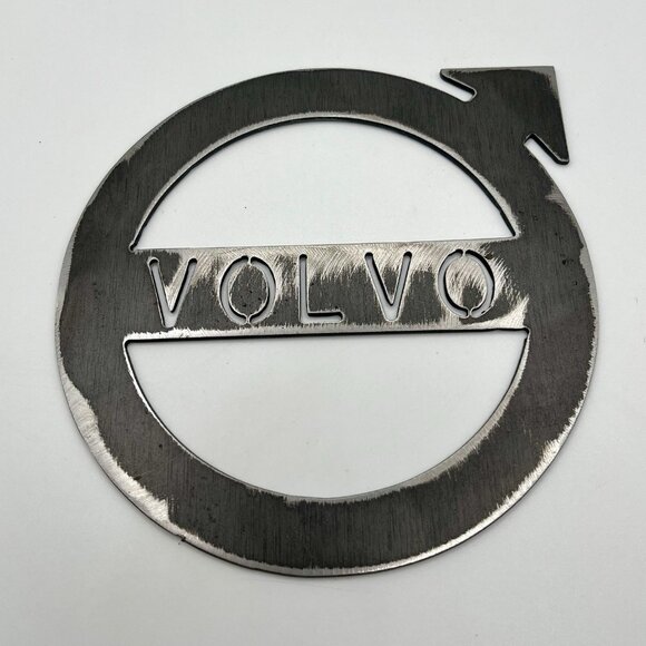 Custom Volvo Logo Metal Wall Art Steel Cutout Sign for Garage Workshop Man Cave - Picture 1 of 5